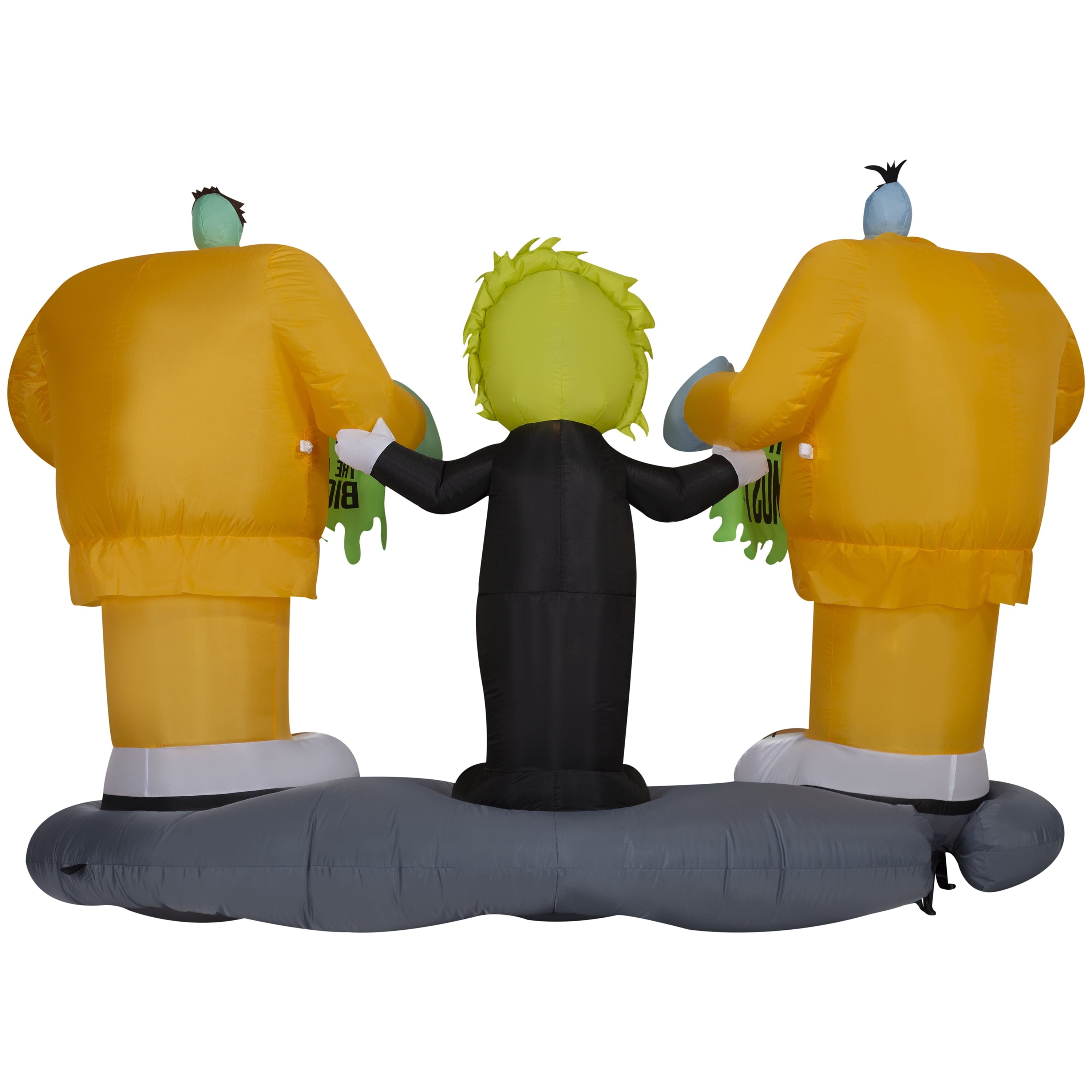 Gemmy Halloween Inflatable Beetlejuice Scene, 5 ft Tall, Multi