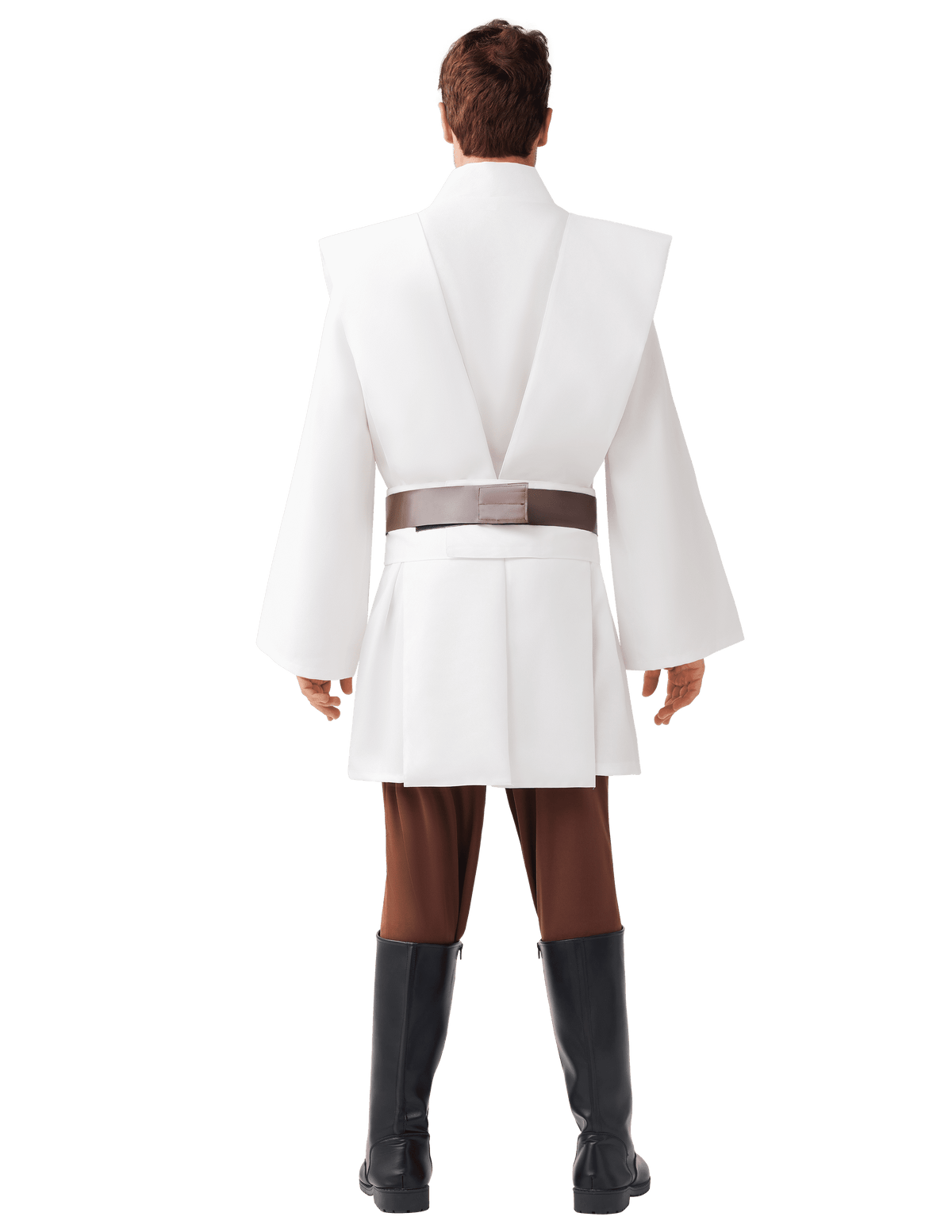 Joyfy Men's Priest Costume Black Priest Father Robe Stole for Halloween Party Dress up Cosplay