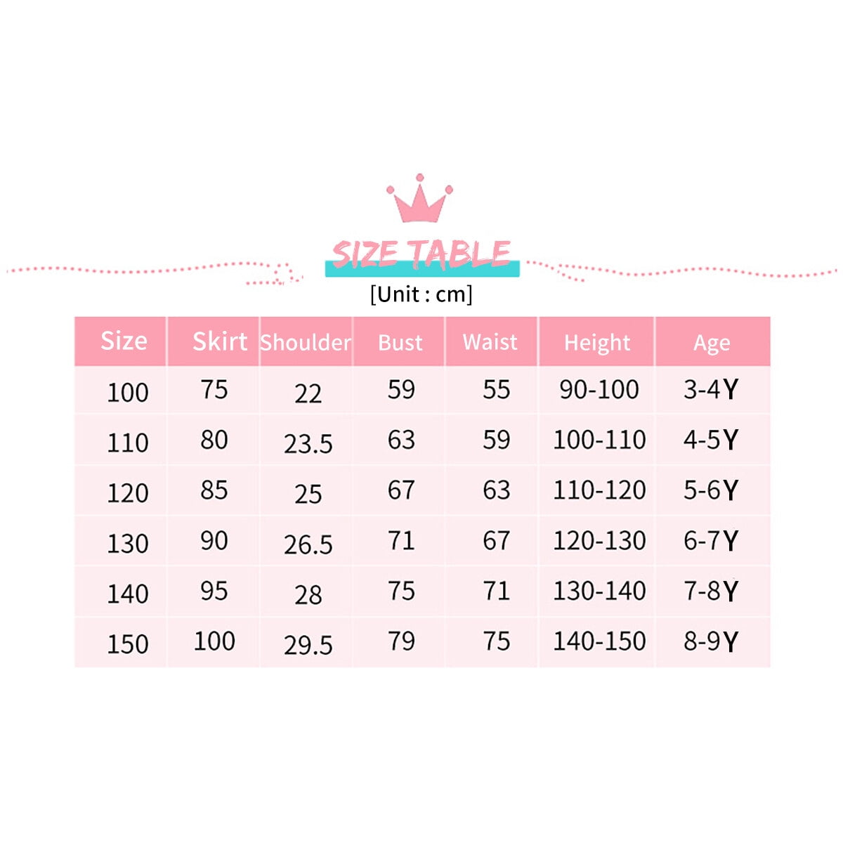 HAWEE Girls' Snow Princess Deluxe Costume Fancy Dress up with Accessories for Girls Halloween Christmas Party