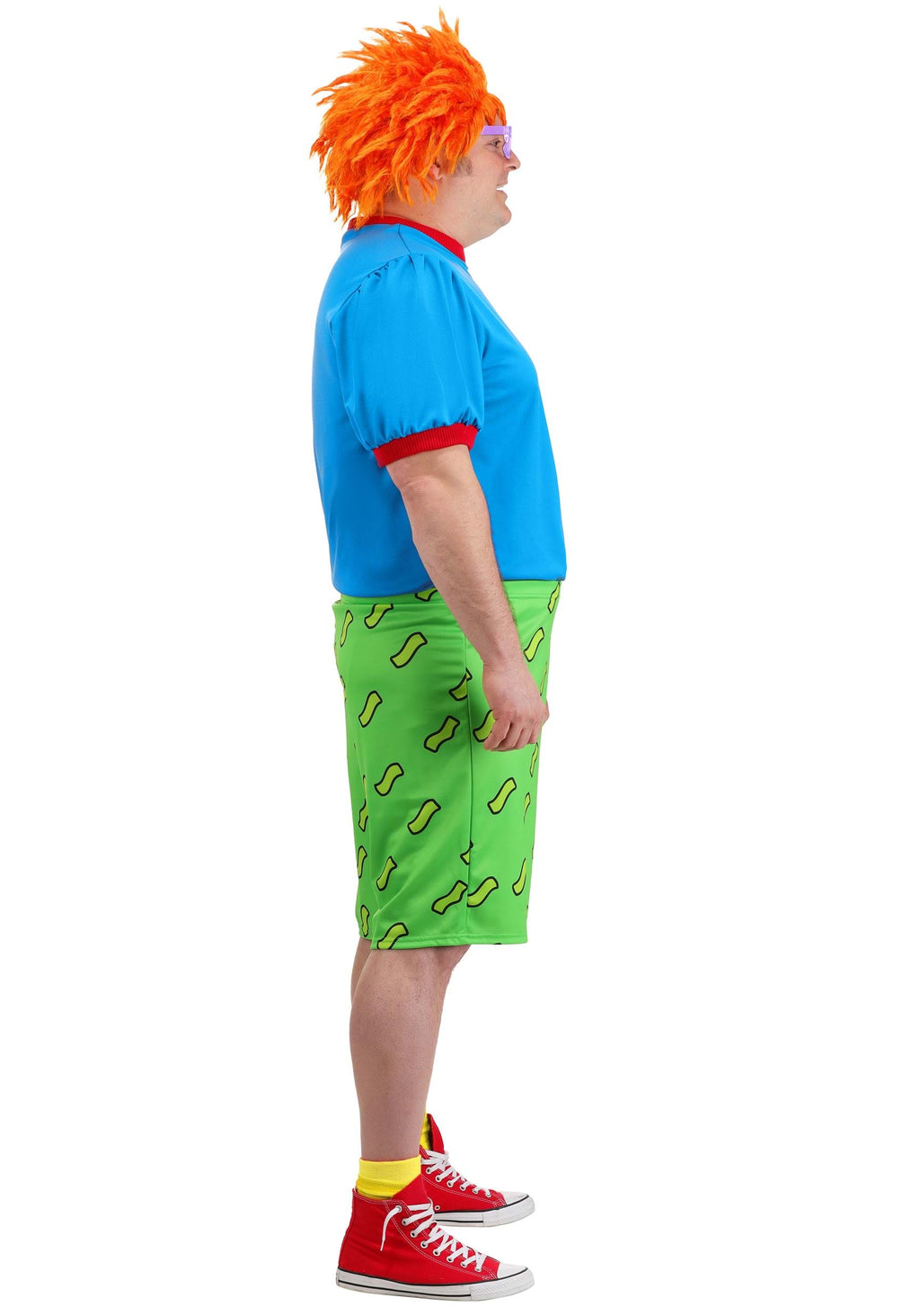Plus Size Nickelodeon Rugrats Chuckie Costume for Men