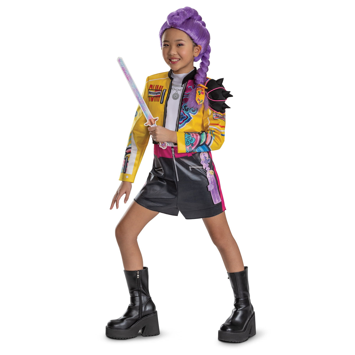 Netflix K-Pop Demon Hunters Rumi Halloween Costume for Children, Girls Size S (6/6X), by Disguise
