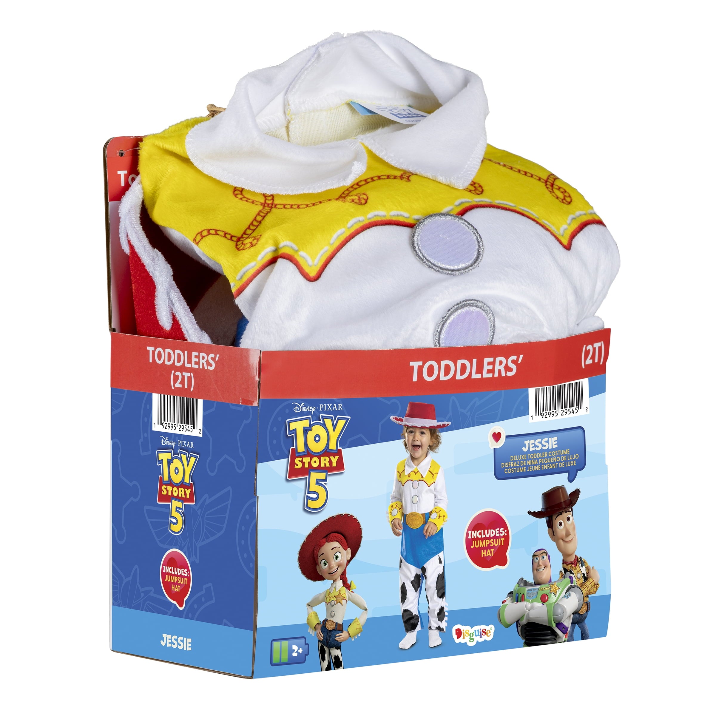 Disney Toy Story Jessie Halloween Costume for Children, Toddlers Size 2T, by Disguise