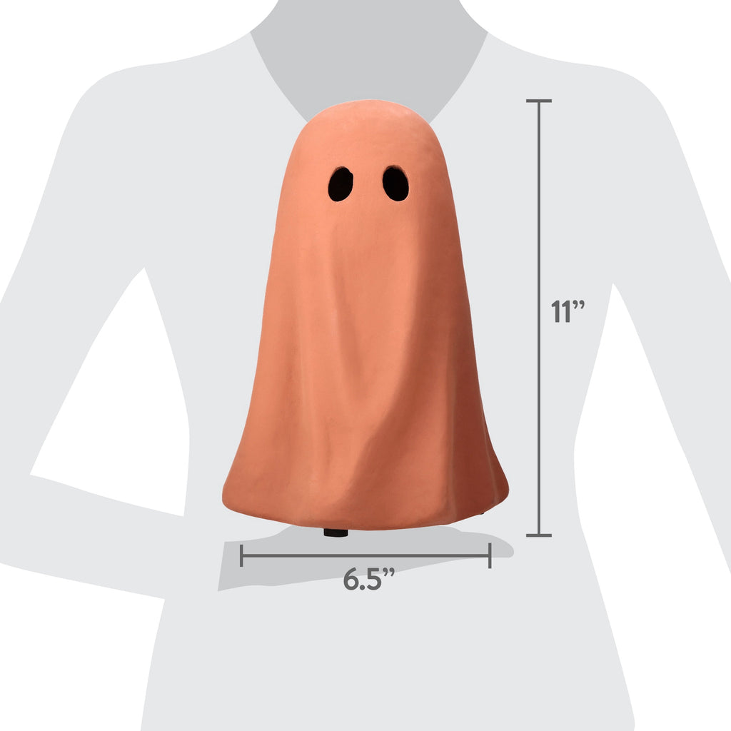 Paper Mache Ghost Decoration, White, 11", Halloween by Way To Celebrate