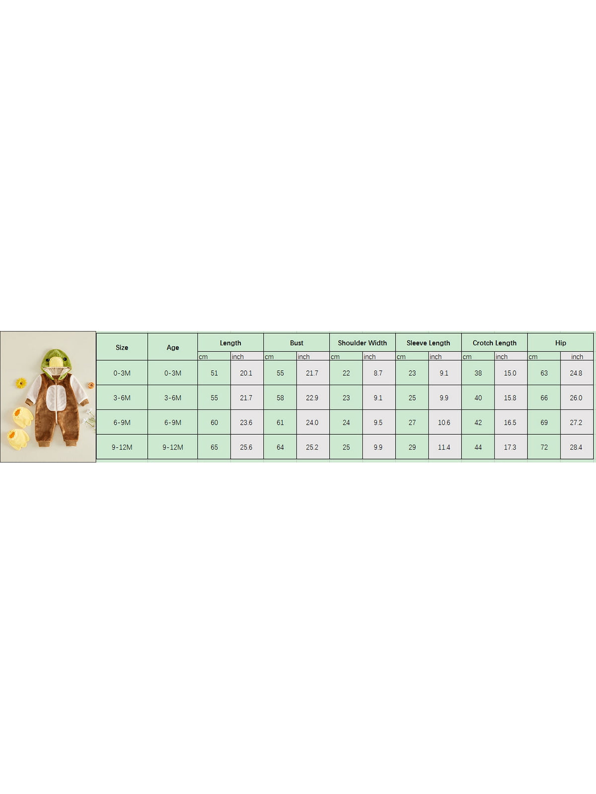 RUINIXCW Toddler Baby Boy Girl Duck Costume Newborn Infant Halloween Animal Costume Warm Fall Winter Plush Jumpsuit Outfit Long Sleeve Hood Zip Up Romper Snowsuit Foot Covers