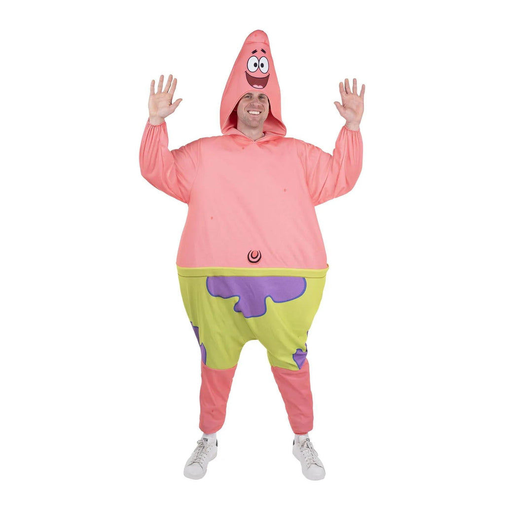 SpongeBob Men's Patrick Halloween Costume Jumpsuit - Pink One Size