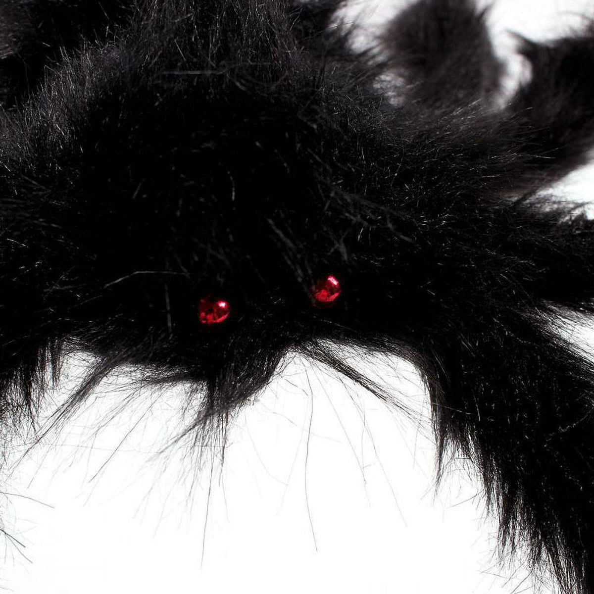 29.5" Black Large Spider Plush Toy Realistic Hairy Spider Halloween Party Scary Decoration Haunted House Prop Indoor Outdoor Yard Decor