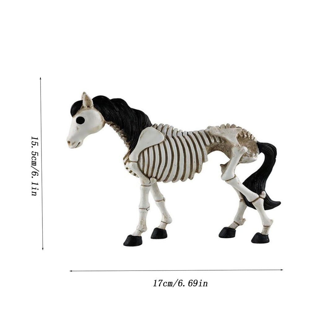amlbb Halloween Decoration Halloween Skeleton Horror Decorations Simulation Animals Skeleton Ornaments Bar Decoration Frogs Skeleton on Clearance