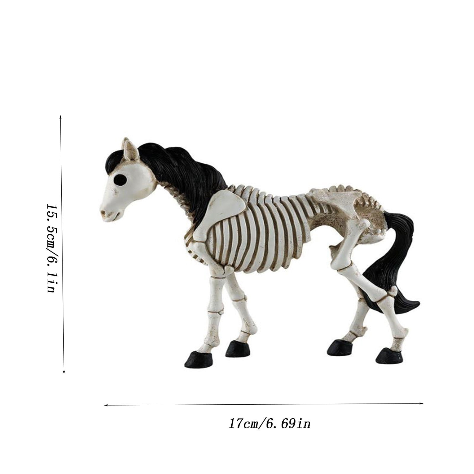 amlbb Halloween Decoration Halloween Skeleton Horror Decorations Simulation Animals Skeleton Ornaments Bar Decoration Frogs Skeleton on Clearance