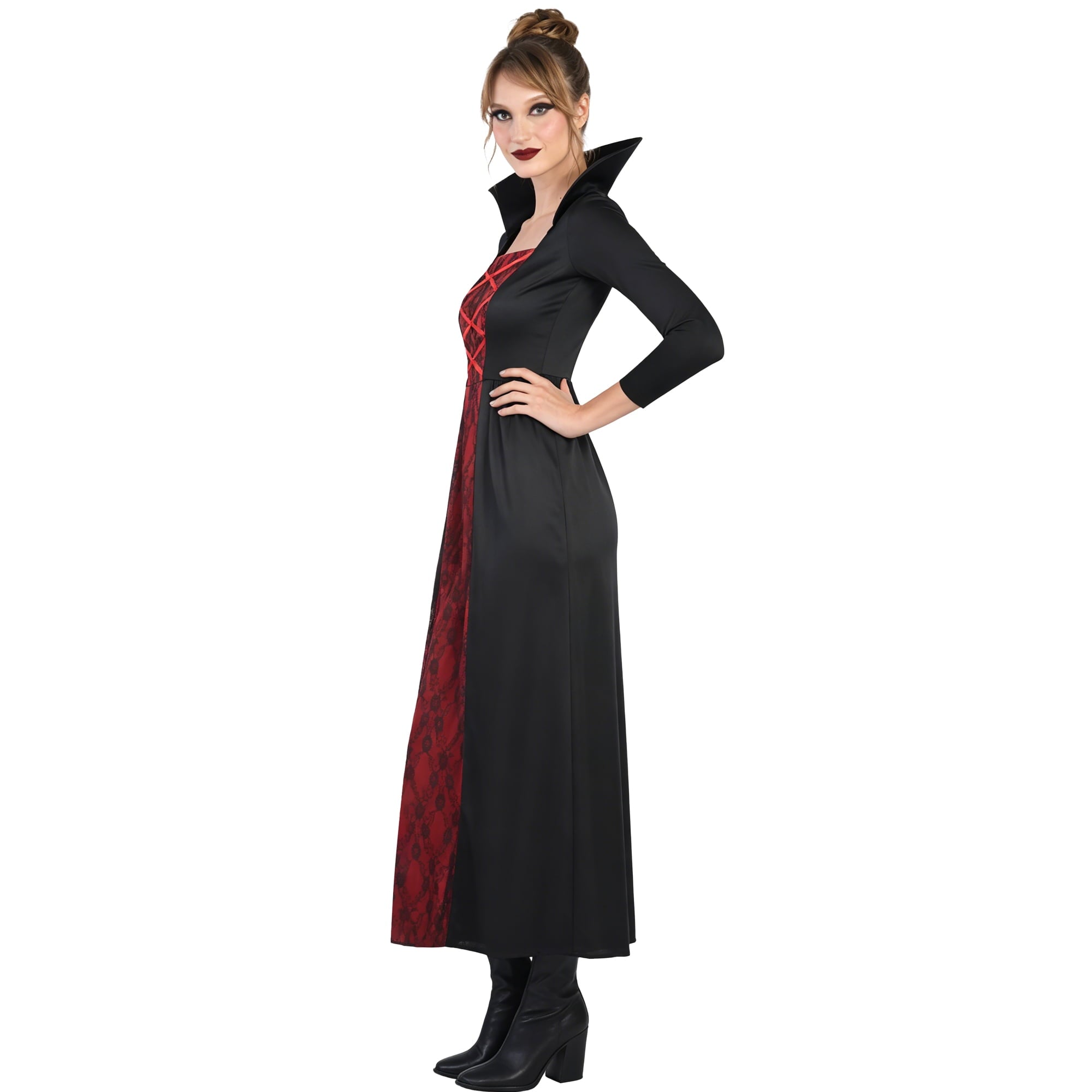 Vampiress Halloween Costume for Adults, Women's Size L (12/14), by Way to Celebrate