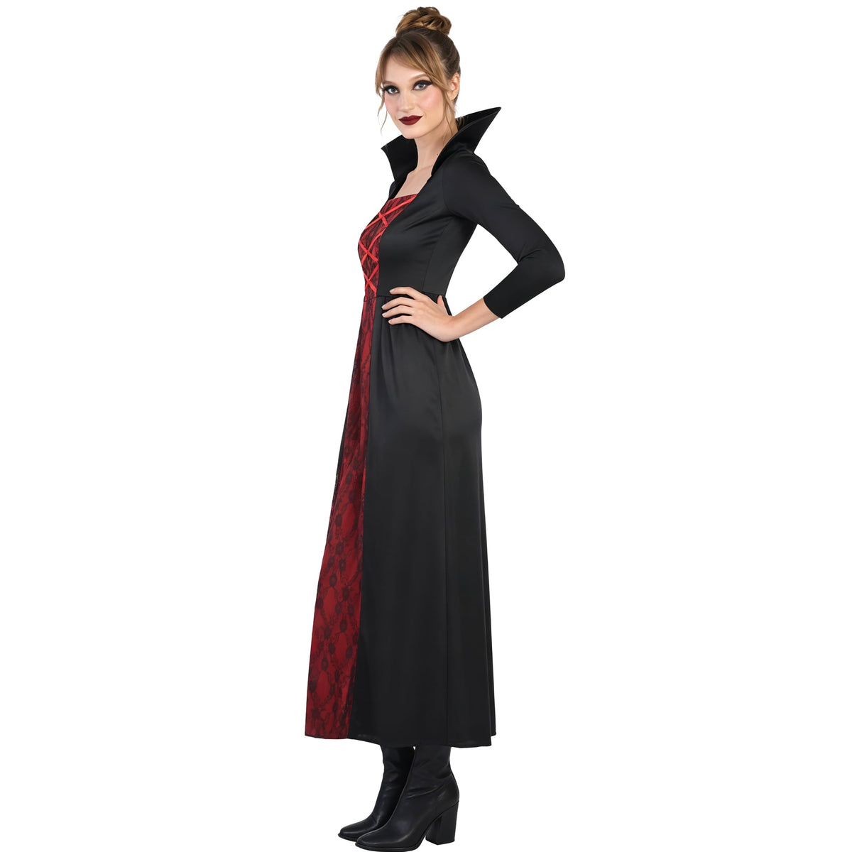 Vampiress Halloween Costume for Adults, Women's Size S (4/6), by Way to Celebrate