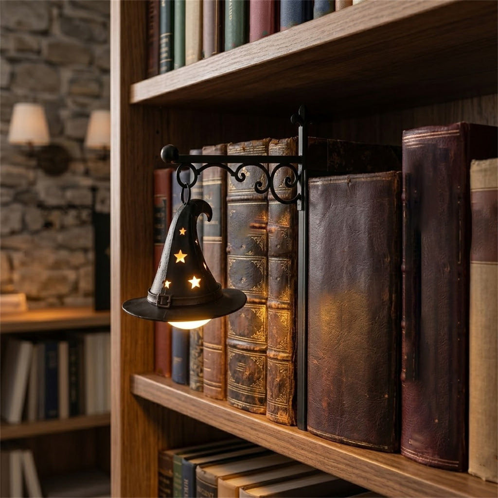 Halloween Ghost Library Lantern Decorative Bookshelf Lighting, Reading Book Shelf Lights for Study Reading Corner Home Library Gift for Book Lovers Bookworms