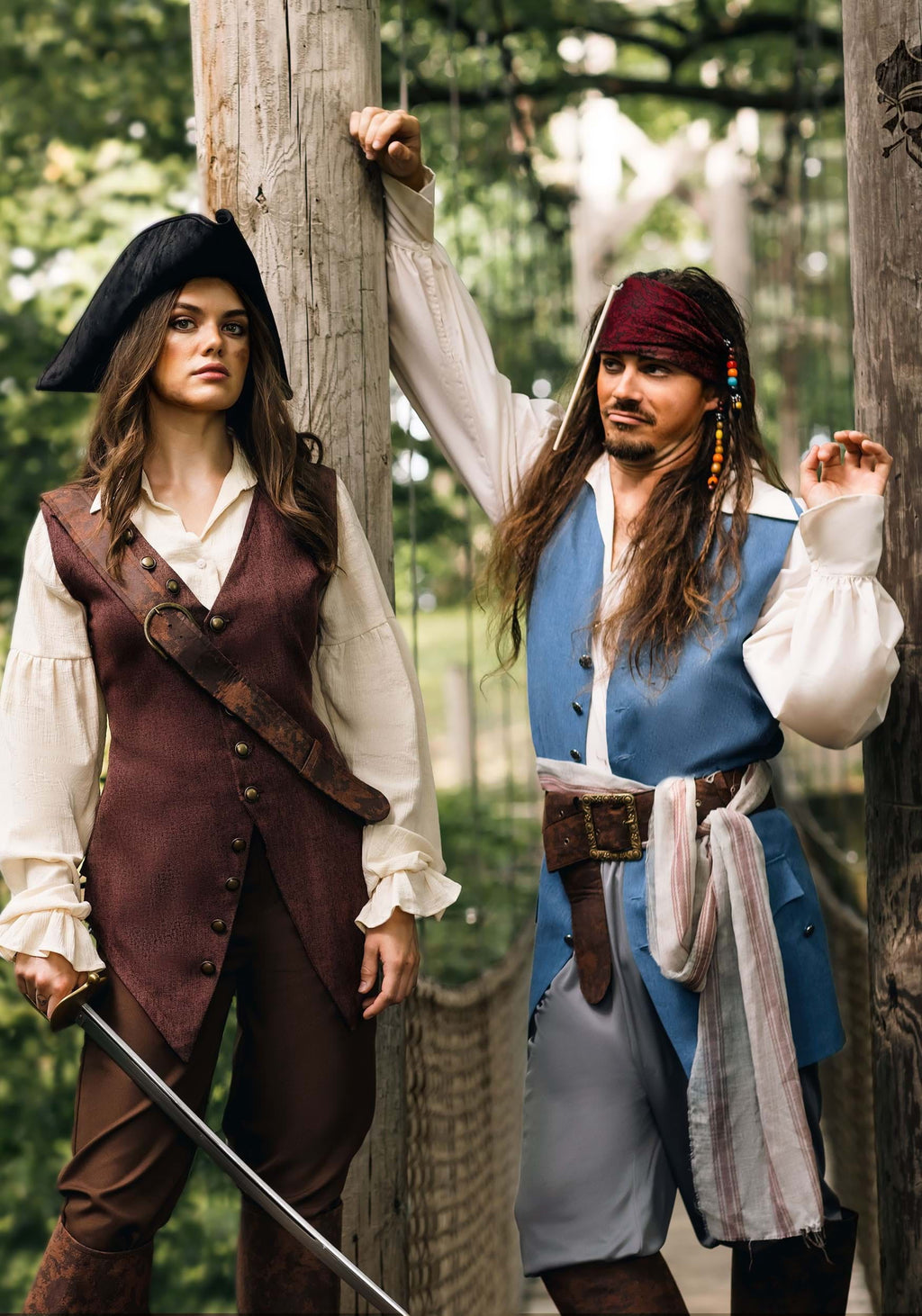 Captain Jack Sparrow Mens Costume