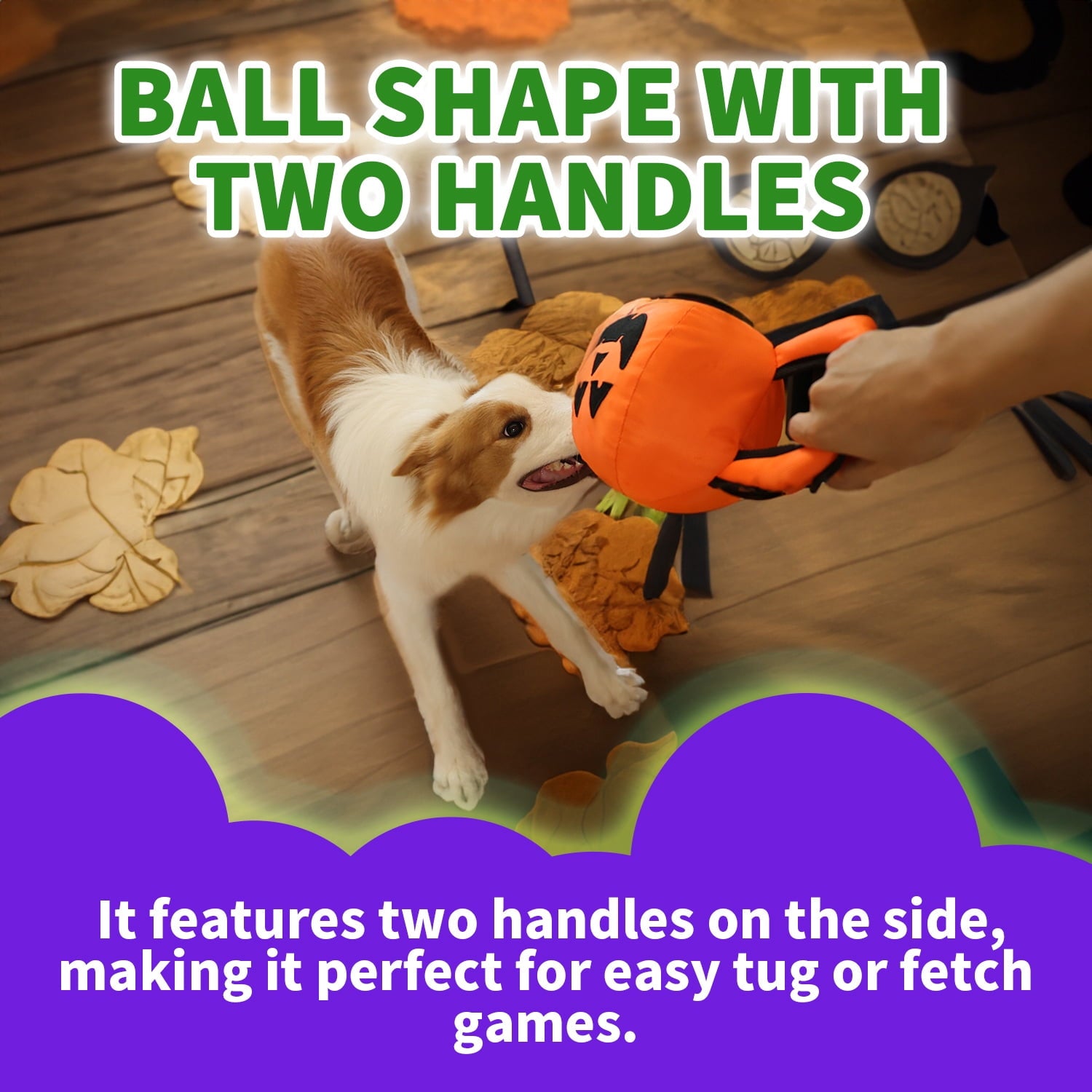 All For Paws Halloween 4-Pack Dog Toy Set - Gift Box Includes Dog Lick Mat, Puppy Squeaky Firehose Toy, Latex Dog Chew Toy & Dog Treat Dispenser
