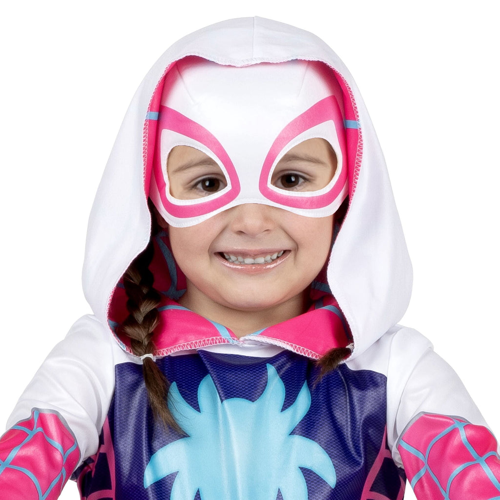 Marvel's Ghost Spider Halloween Costume for Toddler, Size 3-4T, by Jazwares