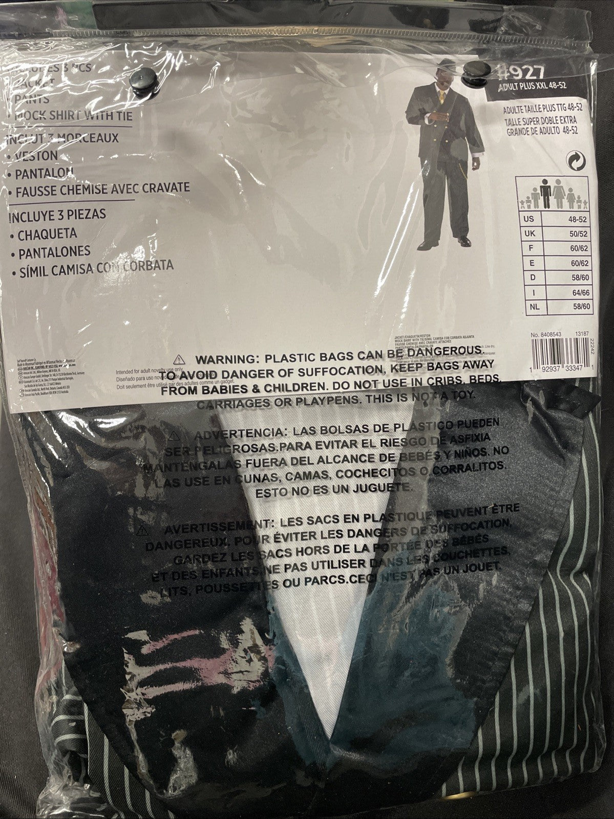 Plus Size Head Honcho Men's Costume
