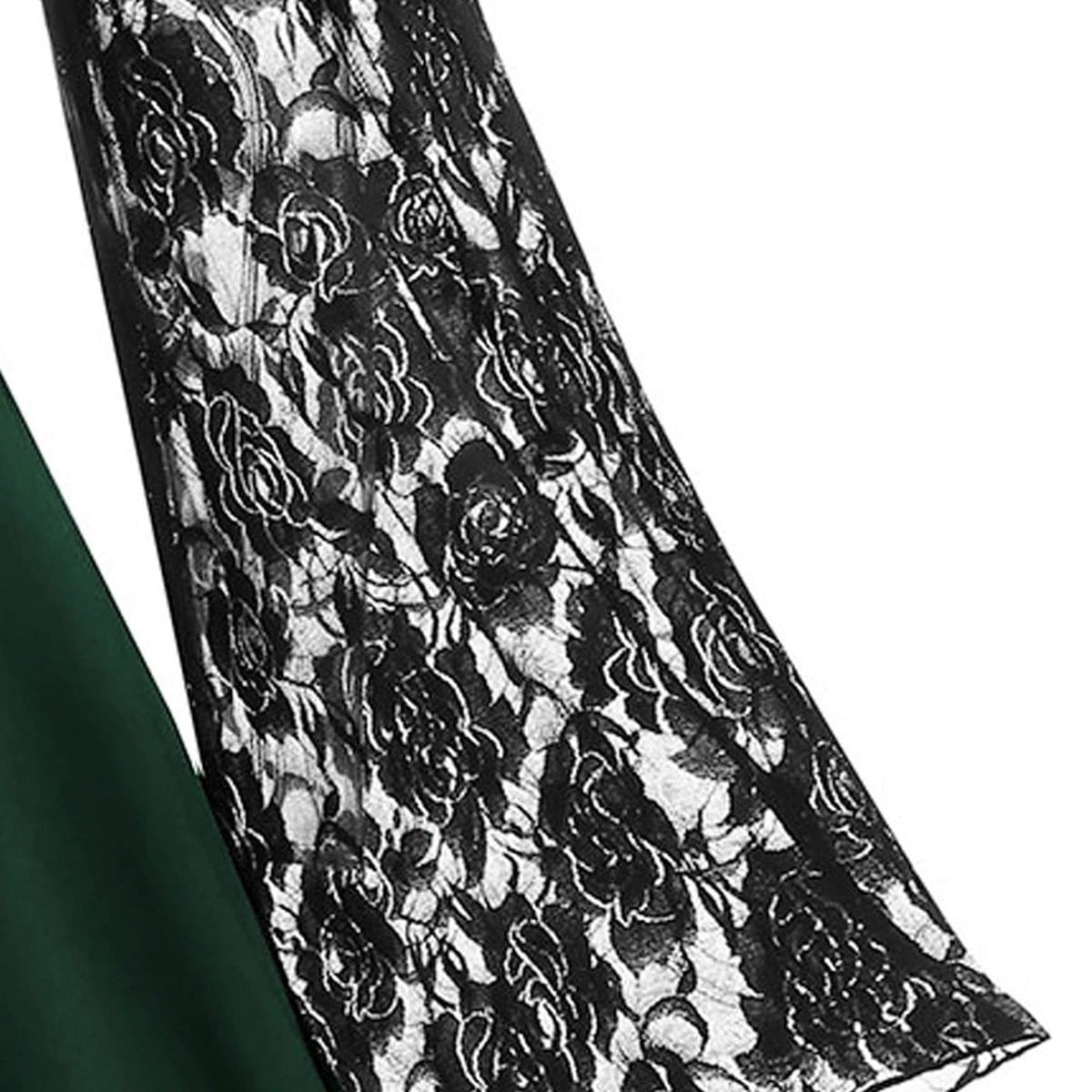 LYXSSBYX Halloween Costume for Women Cosplay Costumes Women Patchwork Skull Lace Splicing Long Sleeve Vintage Party Dark Gothic Dress