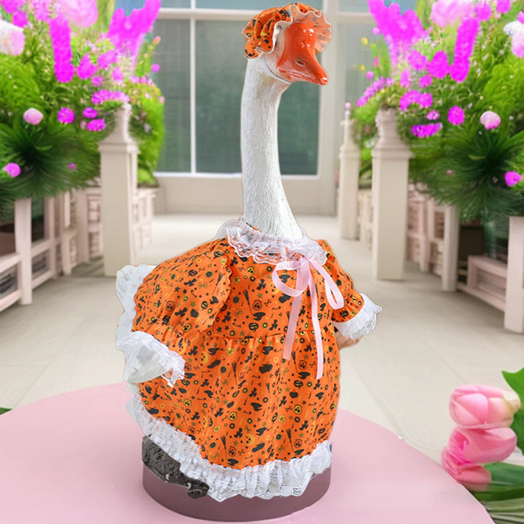 XGFHYJEH Porch Goose Outfits Halloween, Porch Goose Clothes Clearance, Goose Clothes for Porch Goose, Goose Costume 23'' for Outdoor Outside Front Porch Garden Yard Lawn