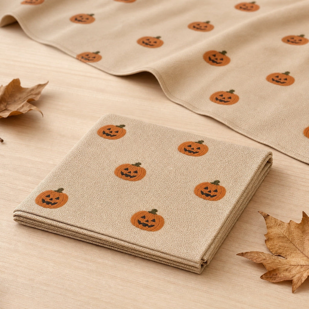 Guvpev Halloween Flannel Throw Blanket, 39.4" x 27.6" Soft Plush 3D Pumpkin Printed Decorative Blanket for Couch, Bed, Travel, Living Room, Cozy Fall Holiday Home Accent