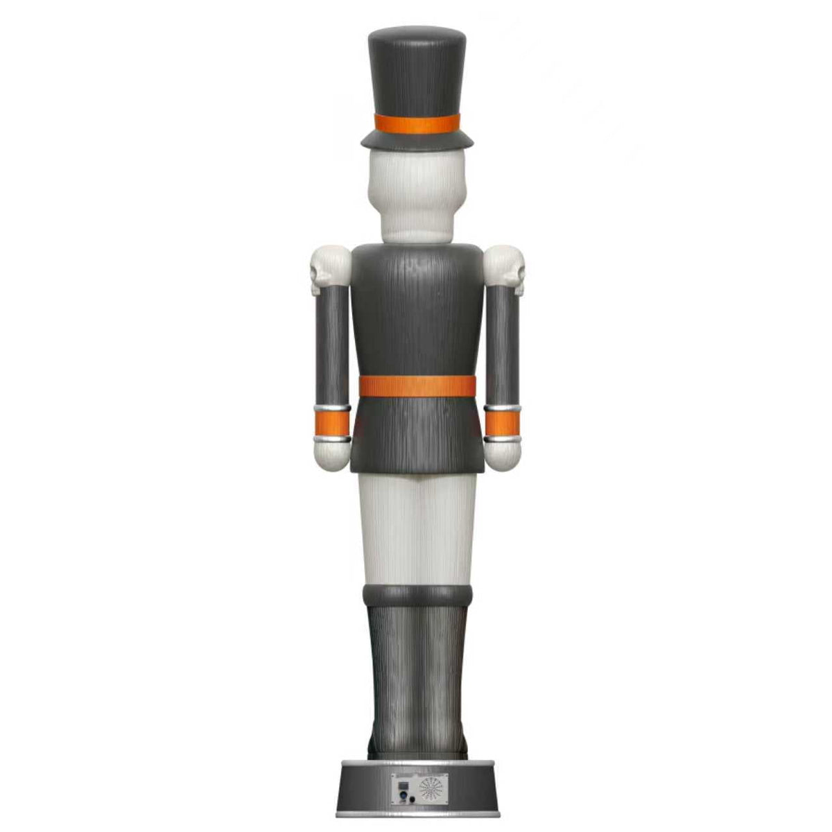 Painted Animated Giant Skeleton Nutcracker, 72", Halloween Decor by Way to Celebrate
