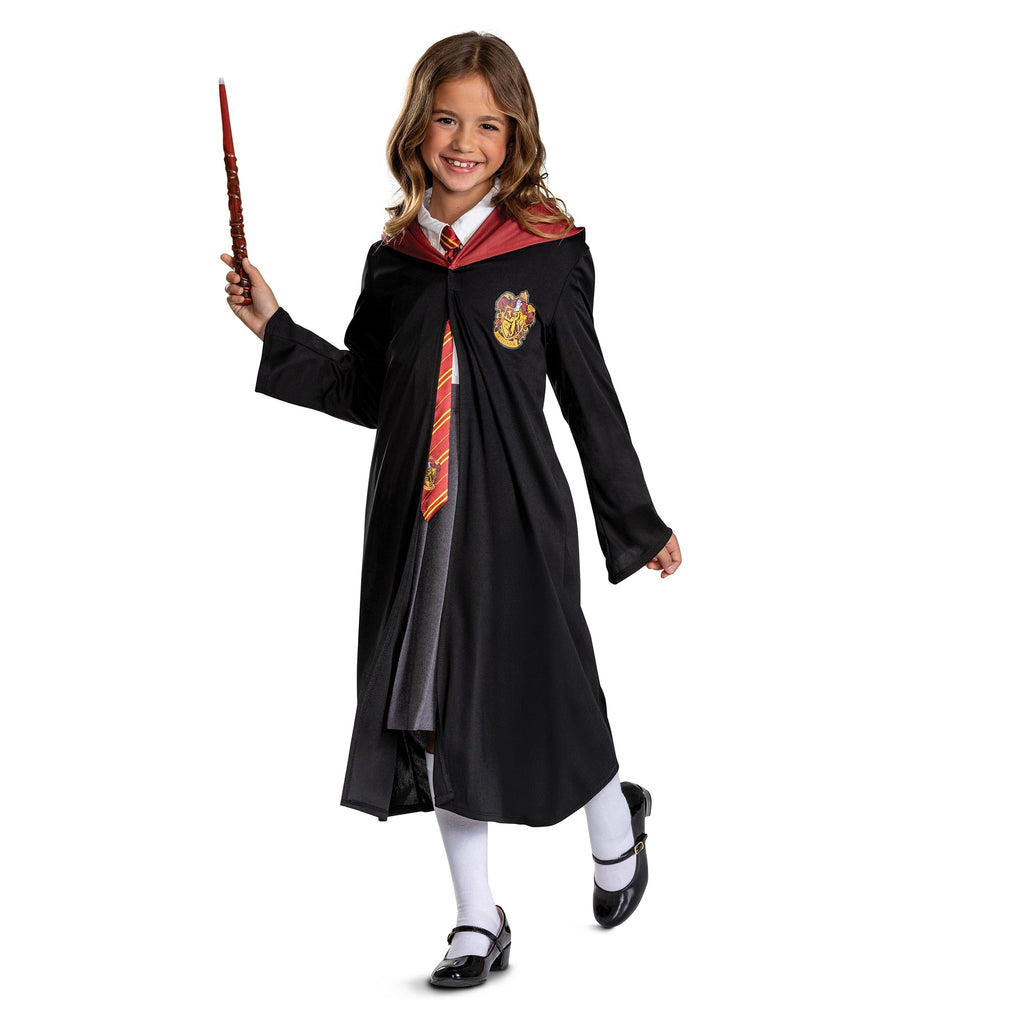 Warner Bros. Harry Potter Gryffindor Robe Halloween Costume for Children, Boys Size M (8), by Disguise