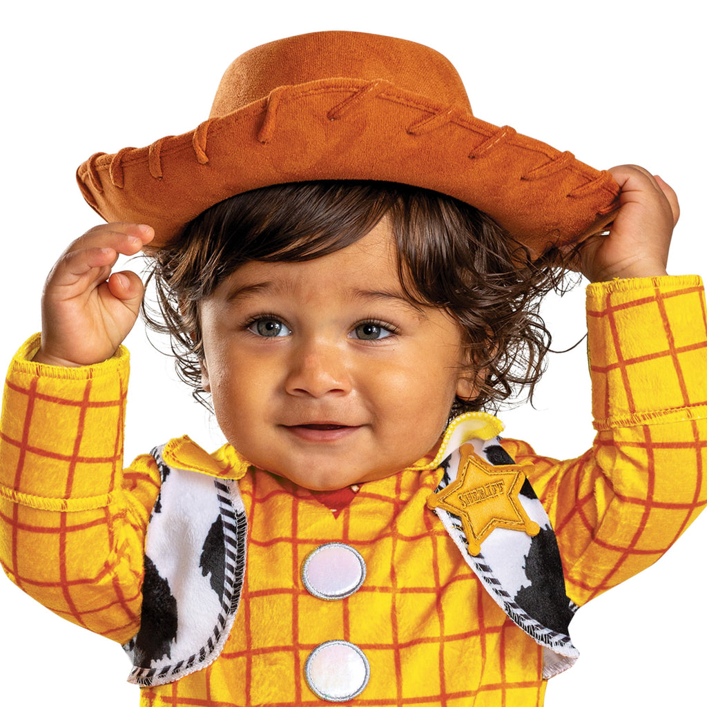 Disney Toy Story 5 Woody Halloween Costume for Children, Infants Size 6-12M, by Disguise