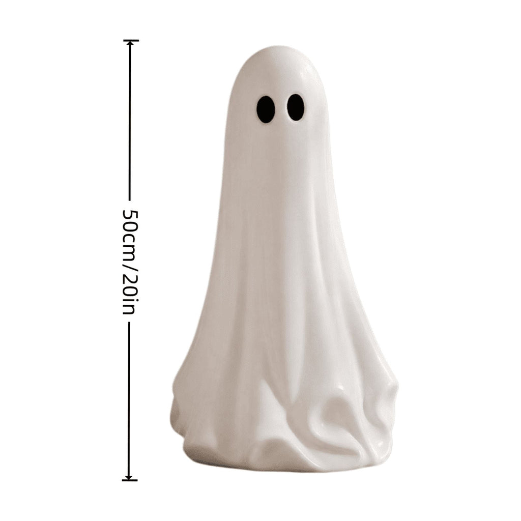 Halloween Ghost Decor 10", Witch Ghost Figurine for Porch Table, 1 Pack