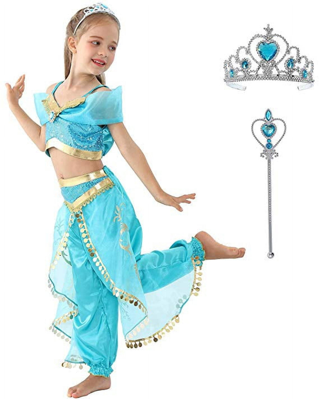 Girls Costume Princess Dress Party Cosplay for Kids Toddler Child Teen