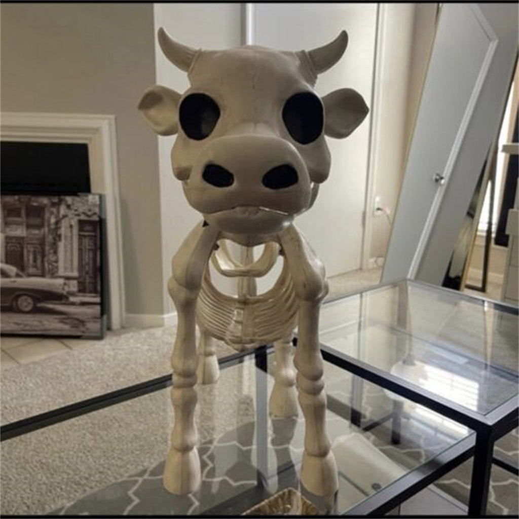 amlbb Halloween Decoration Halloween Skeleton Horror Decorations Simulation Animals Skeleton Ornaments Bar Decoration Frogs Skeleton on Clearance