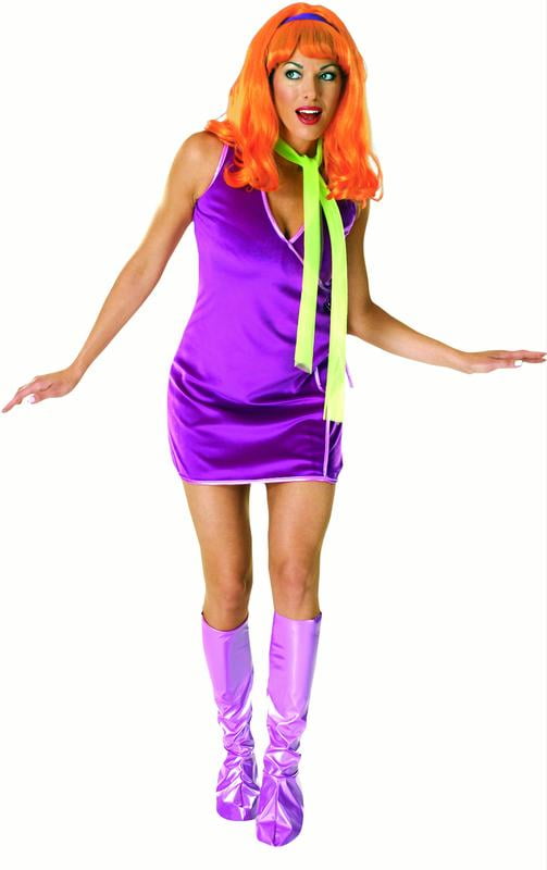 Scooby-Doo Daphne Women's Halloween Fancy-Dress Costume for Adult, One Size