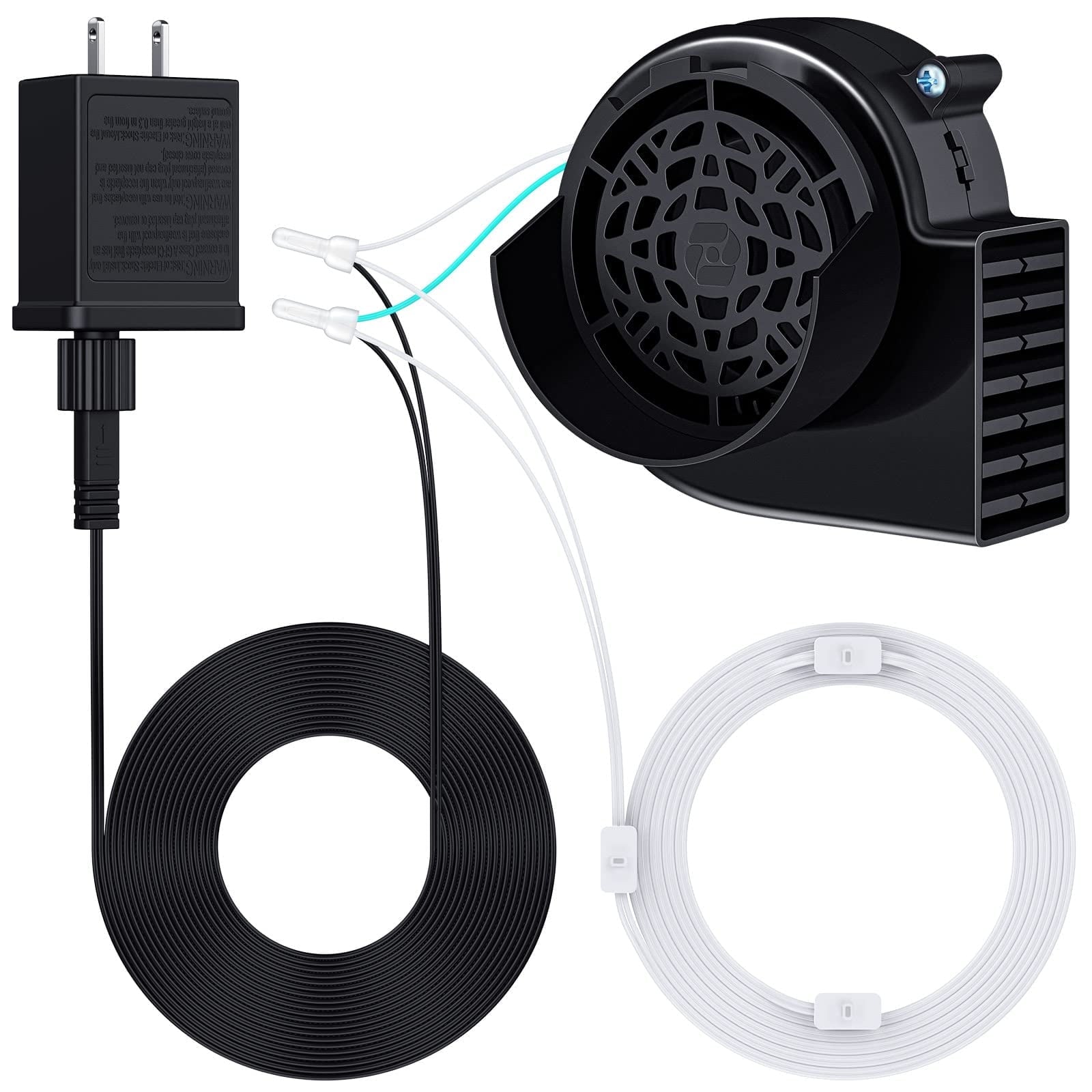 2 Pack Inflatable Air Blower Replacement, Air Fan Blower Motor for Halloween Christmas Airblown Inflatables, for Garden Yard Holiday Decor, 12V/ 1.0A Adapter