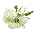 Artificial Fall Flowers Bouquet, 6 Heads Chrysanthemums Mum Spray, Fall Home Decor for Thanksgiving & Halloween, Wedding Bouquets, Kitchen Table Centerpieces, Autumn Decoration