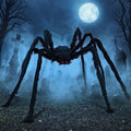 Ayieyill Spider Halloween Decorations Outdoor, 5FT Scary Giant Spider for Halloween Yard Decorations, Haunted House Props, 1pc