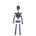 Skeleton Wall Decoration, Black, 16.7", Halloween by Way To Celebrate