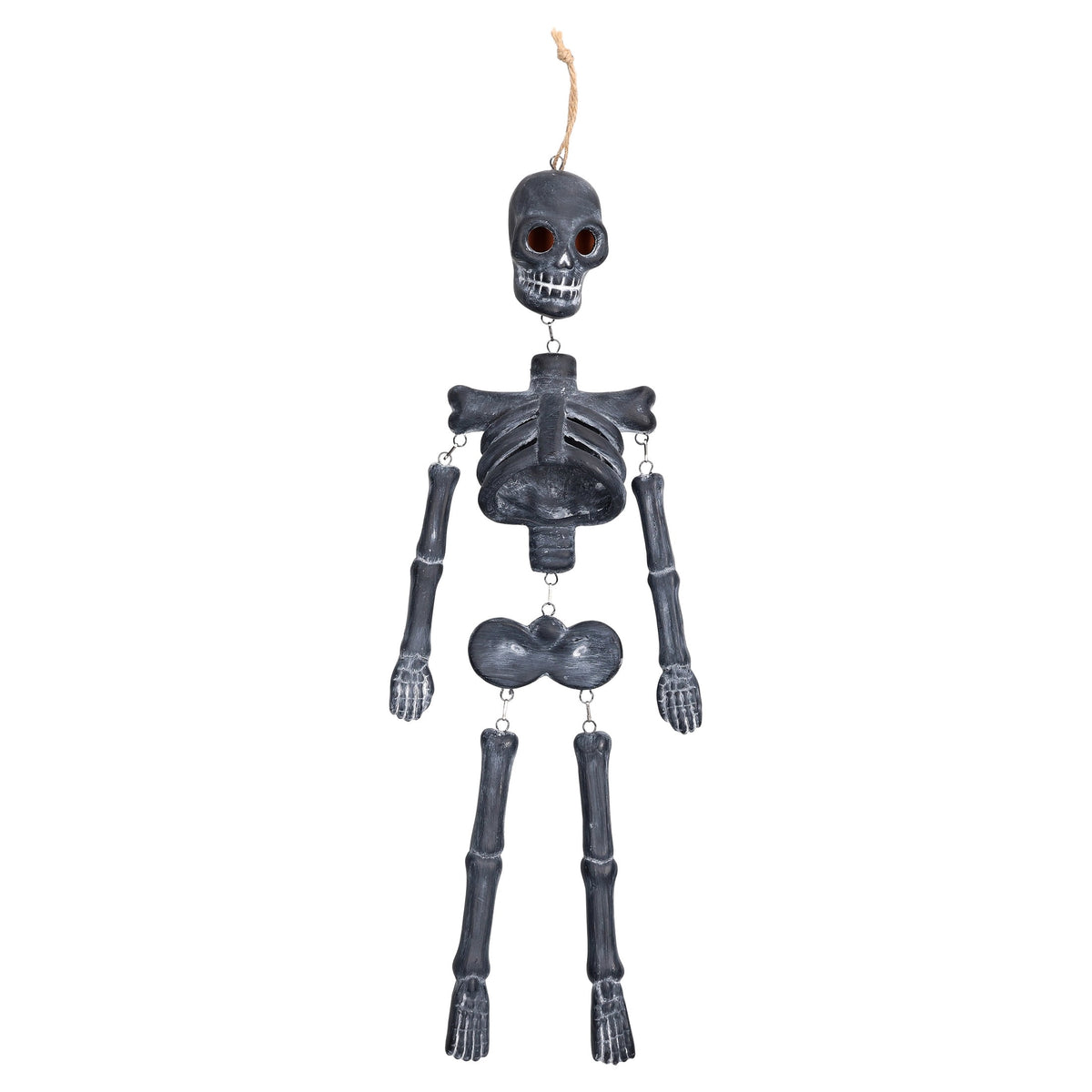 Skeleton Wall Decoration, Black, 16.7", Halloween by Way To Celebrate