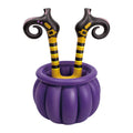Blow-Up Witch's Legs Cauldron Candy Holder, Multicolor, 3.5', Halloween by Way To Celebrate
