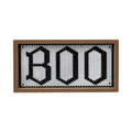 Boo Framed Tabletop Sign Decoration, Black and White, 10" x 5", Halloween by Way To Celebrate
