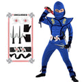 BaLuLu Ninja Costume Kids Ninja Muscle Costumes Boys Ninja Set Accessories Best Children Gift