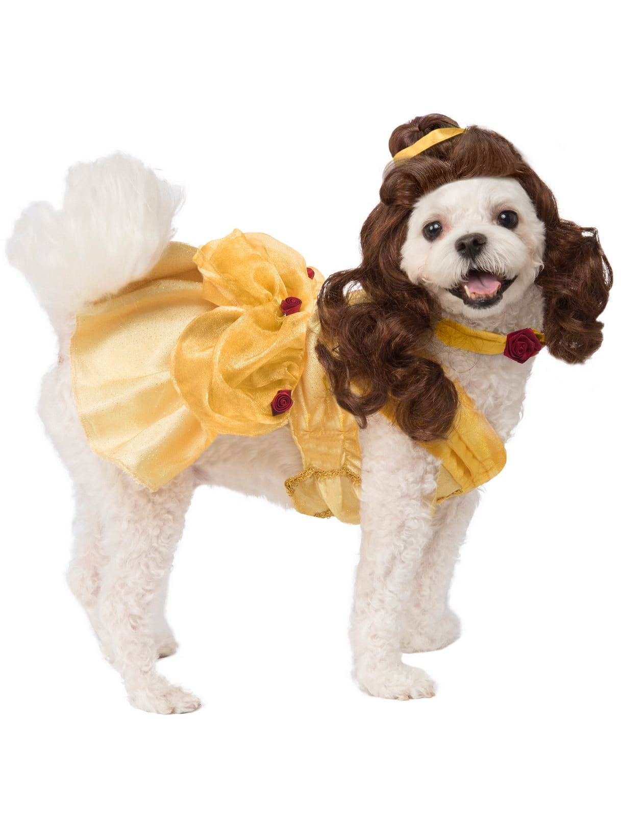 Disney Beauty and the Beast Belle Pet Costume for Dogs or Cats by Rubies, Large