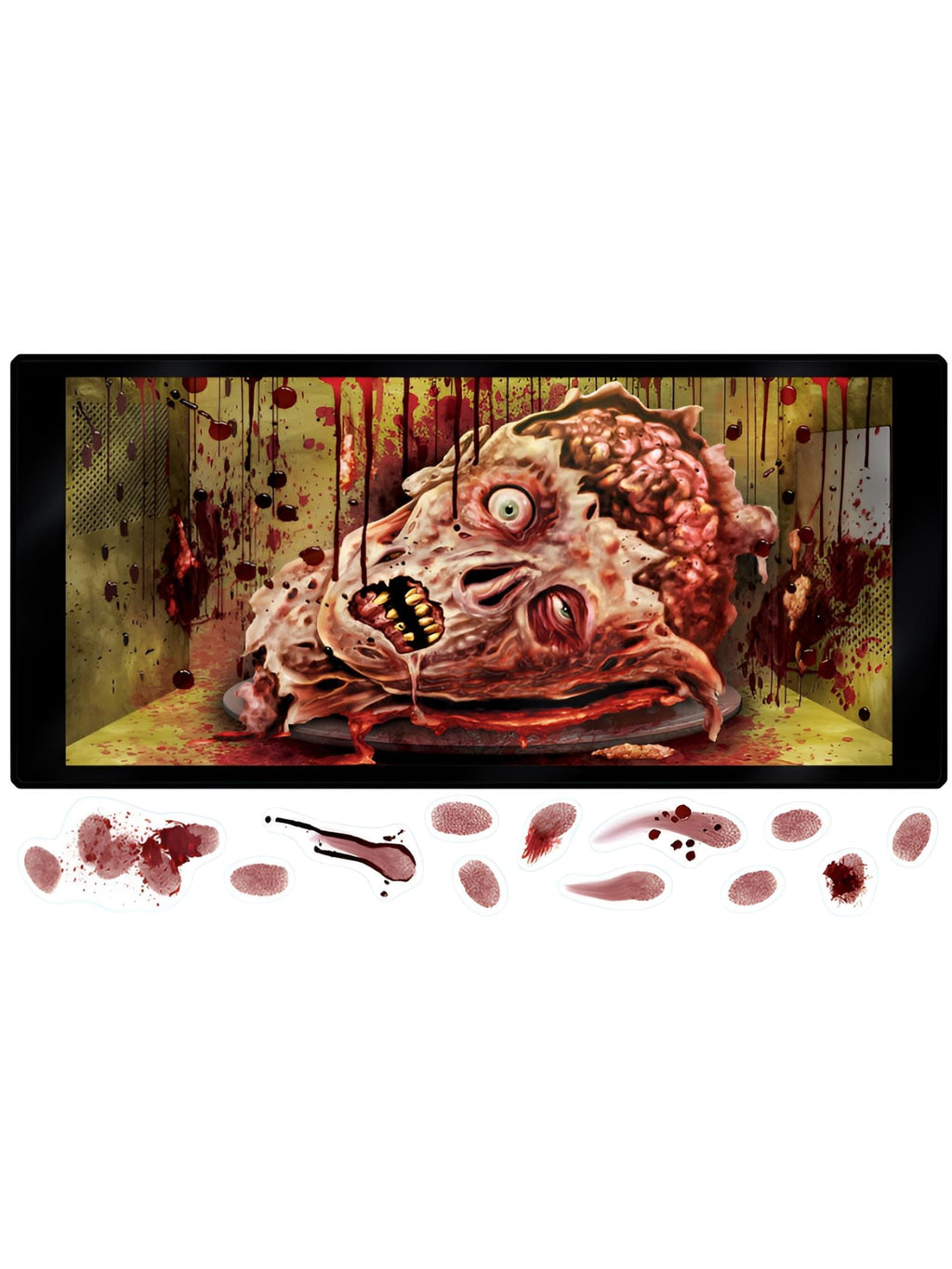 Halloween Microwave Door Decoration 12" X 24" Sheet - 12 Pack