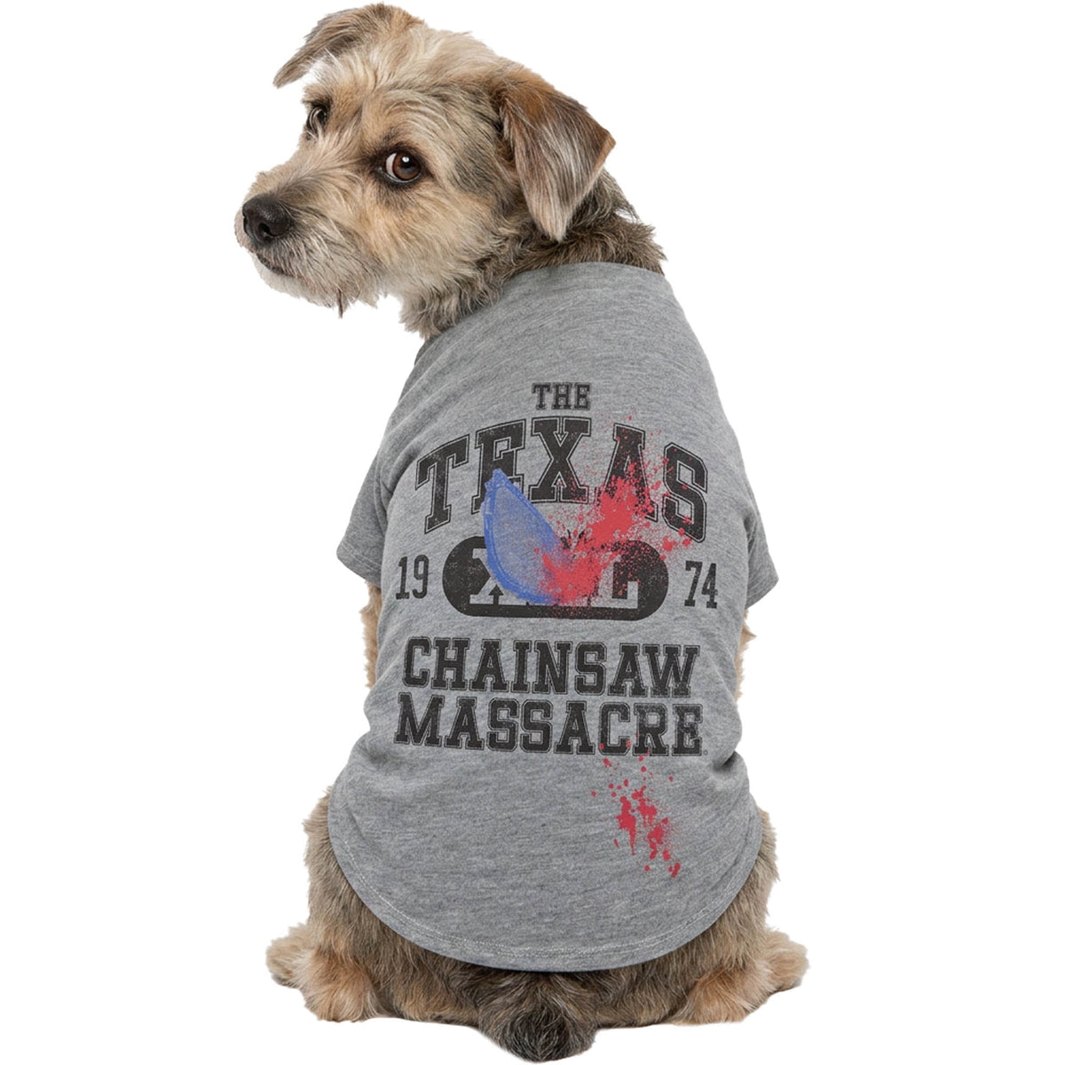 Blended Clothing Texas Chainsaw Massacre Dog Tee Heather Grey Medium