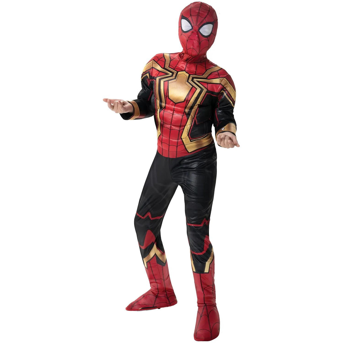 Boys' Marvel Avengers Iron Spider-Man Qualux Costume by Jazwares - Size Medium