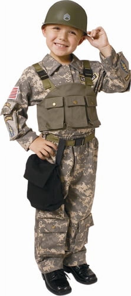 Dress Up America Forces Military Boy's Halloween Fancy-Dress Costume for Child, M