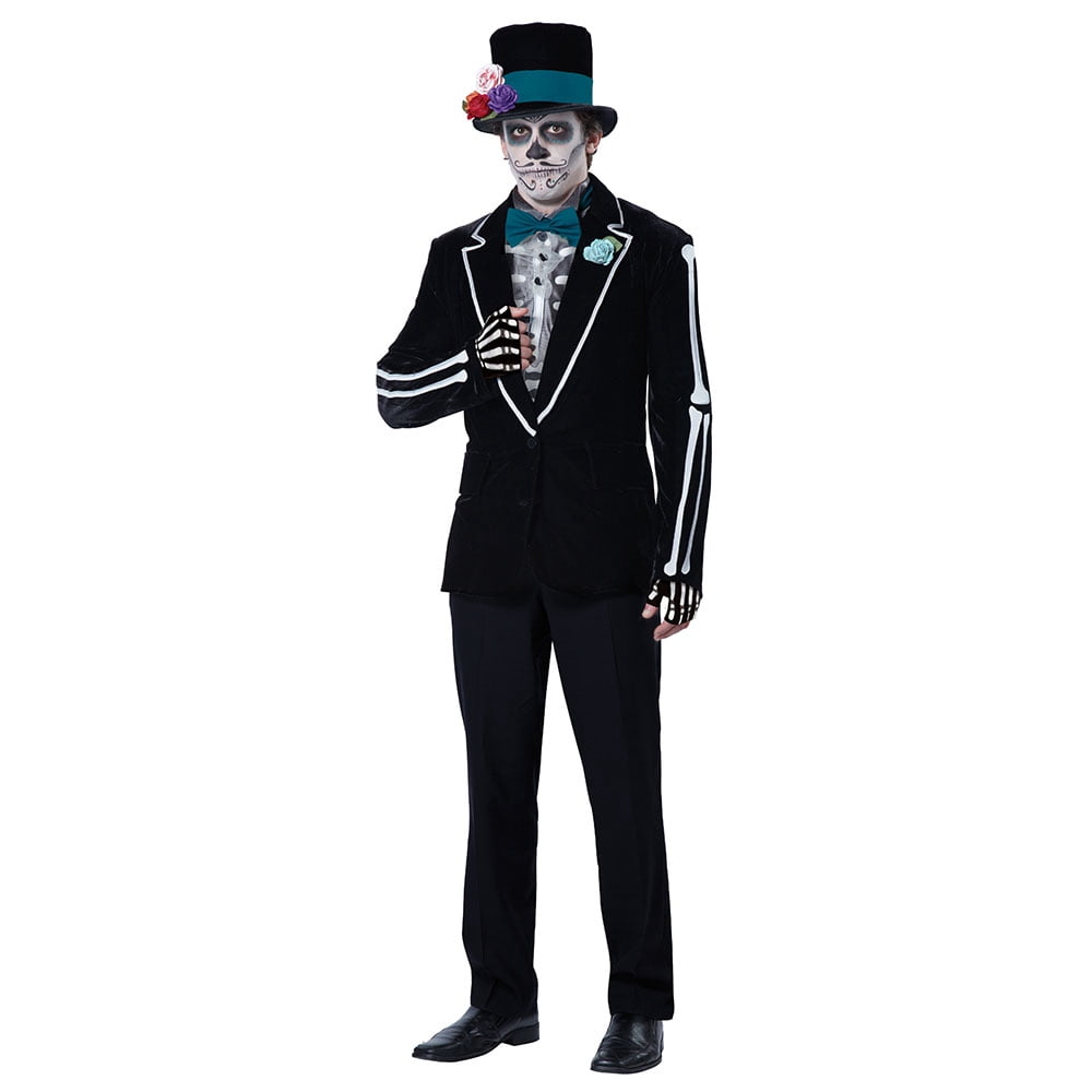 Day Of The Dead Gentleman El Novio Muerto Men's Costume X-Large 44-46