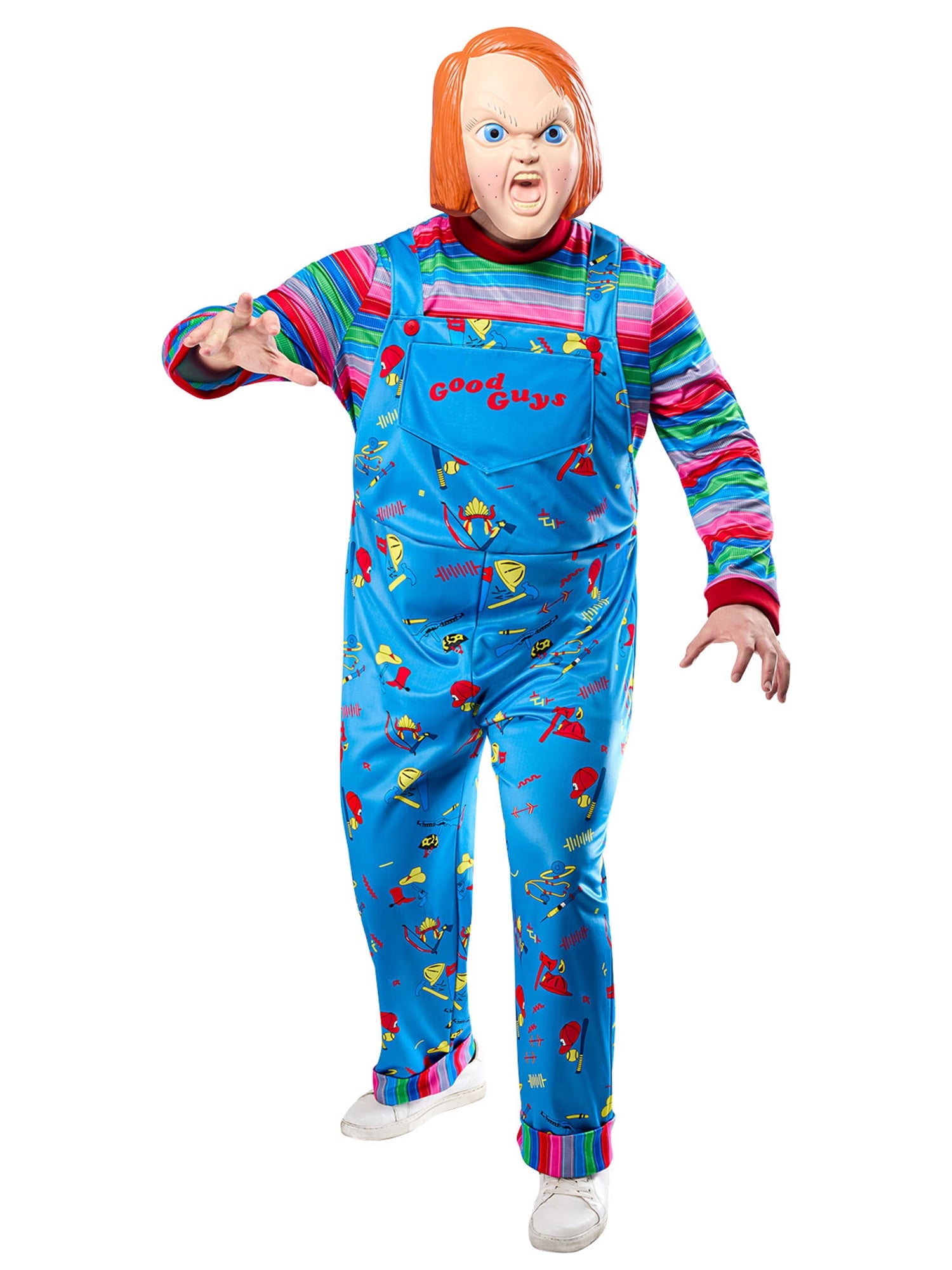 Child's Play 2 Chucky Costume for Adults by Rubies, Men's 2XL