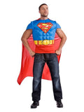 DC Comics Superman Muscle Chest Top Costume for Adults by Rubies, Men's XL
