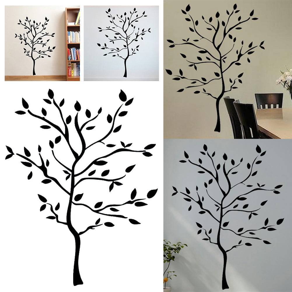 Decor Long Tree Wall Sticker On Room Kids Art Branch Decal Home Decor/ Decorative wall stickers