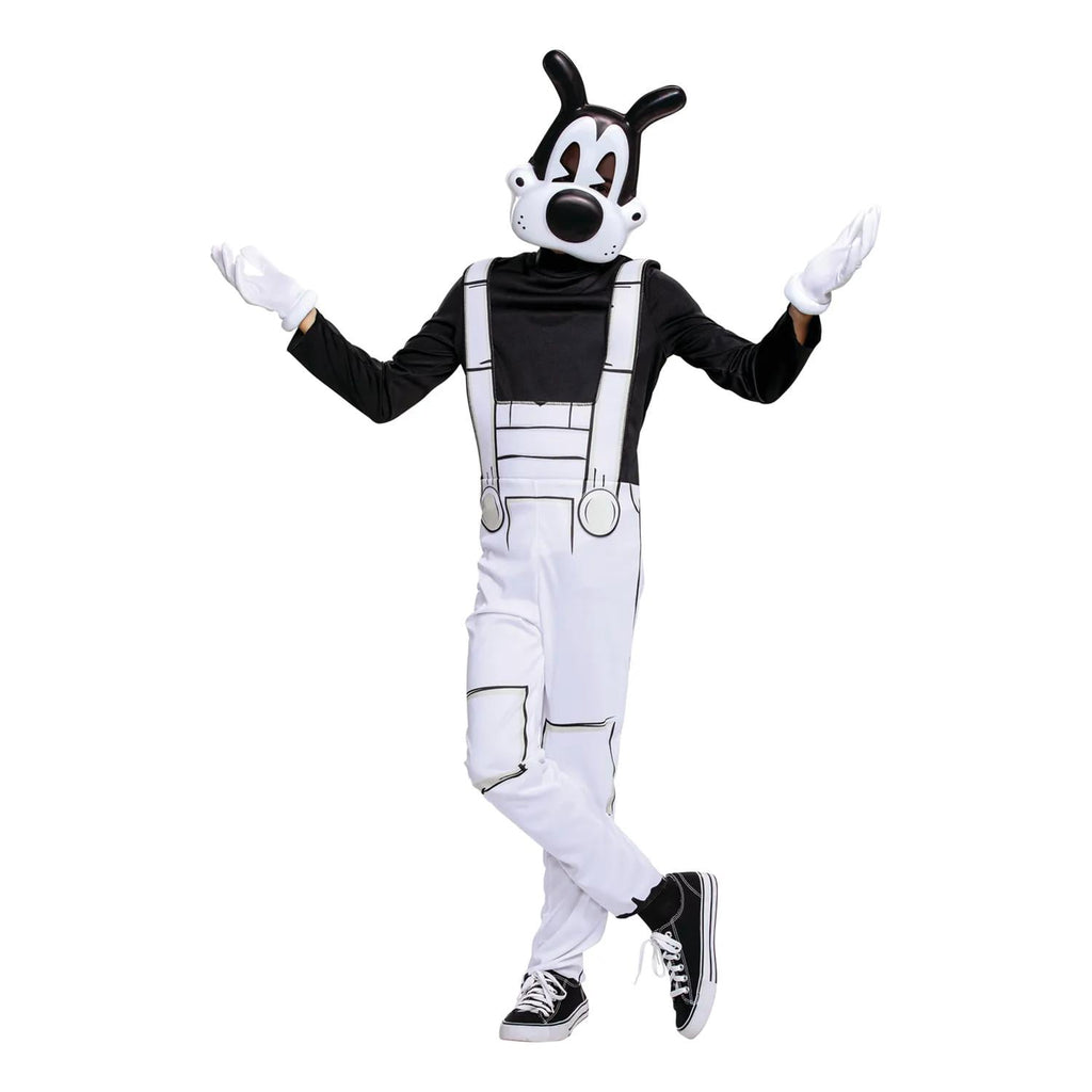 Disguise Boys' Classic Bendy and the Ink Machine Boris the Wolf Costume - Size 10-12
