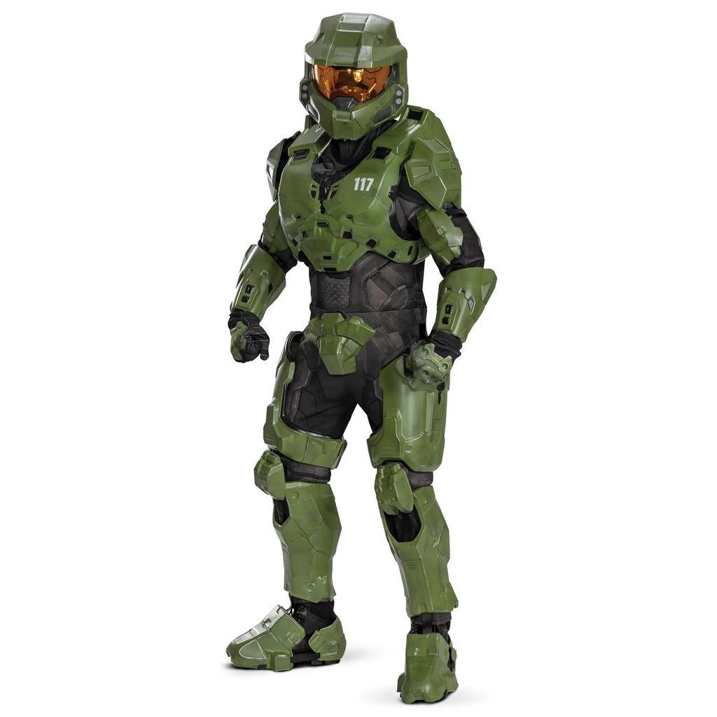 Disguise Boys' HALO Infinite Master Chief Prestige Costume - Size 7-8 - Green
