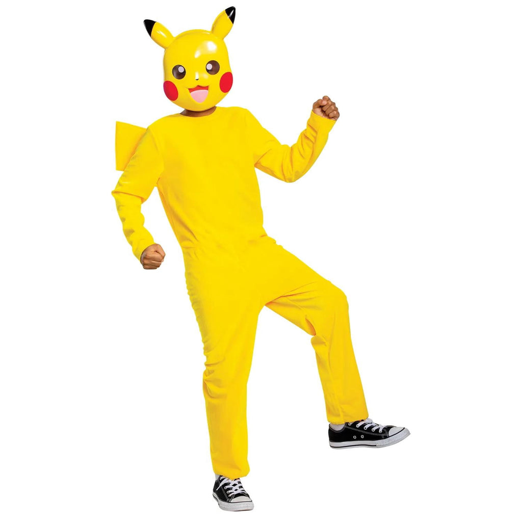 Disguise Kids Pokemon Halloween Pikachu Jumpsuit, Polyester, Size 7-8