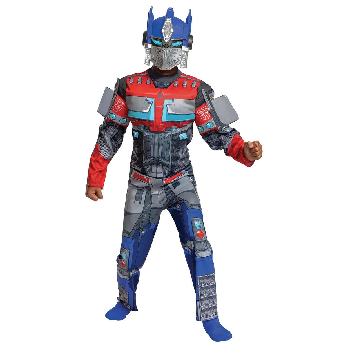 Disguise Boys' Transformers Rise of the Beasts Classic Optimus Prime Muscle Jumpsuit Costume - Size 7-8